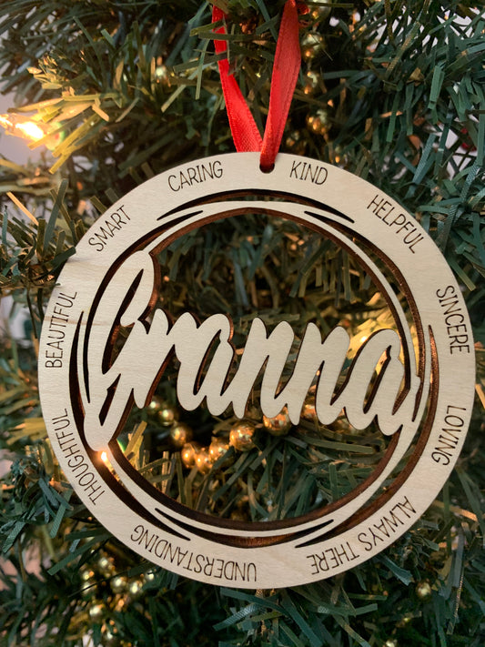 Granna Christmas Tree Ornament