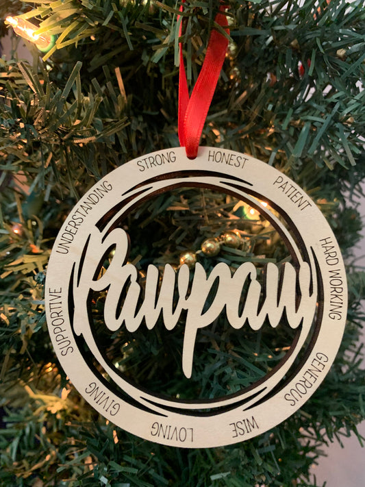 Pawpaw Christmas Tree Ornament