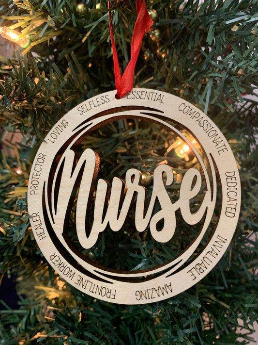 Nurse Christmas Tree Ornament