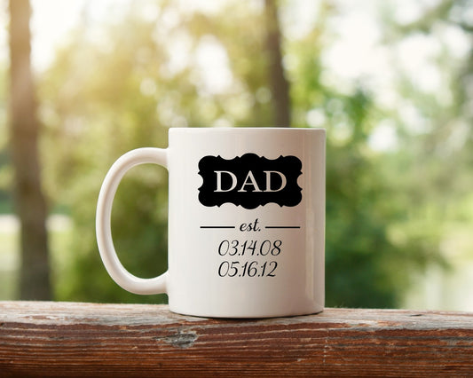 Personalized Dad Coffee Mug