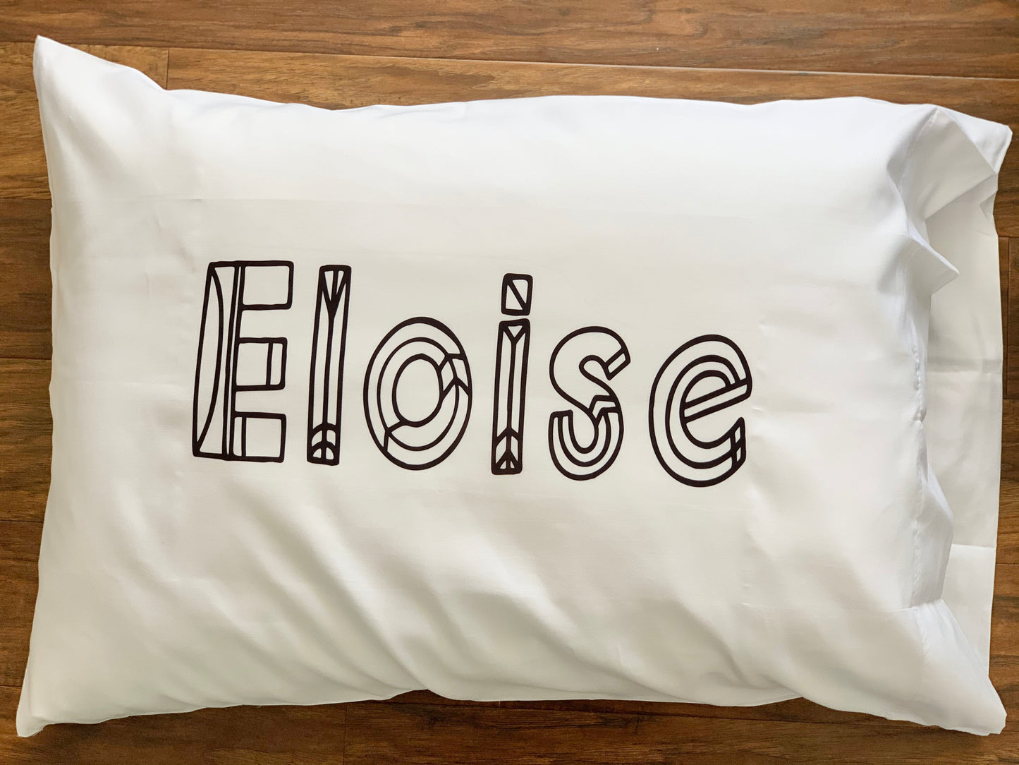 Color me personalized kids pillowcase