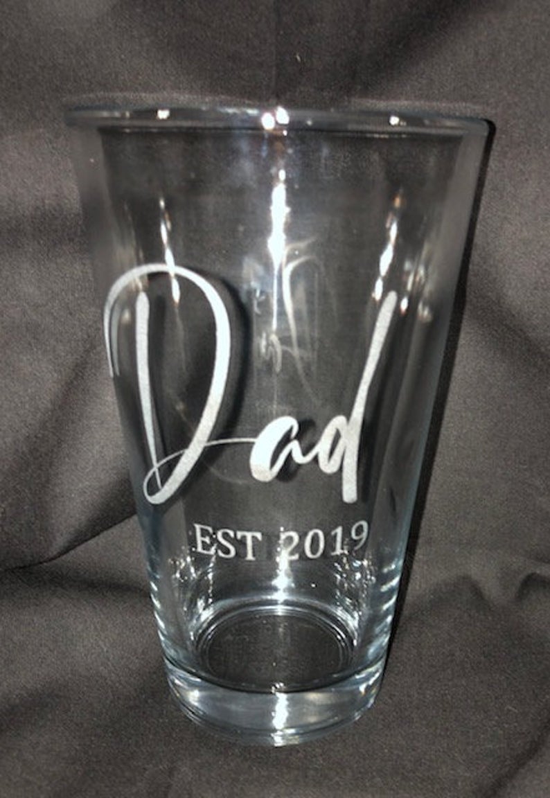Dad Personalized Pint Glass