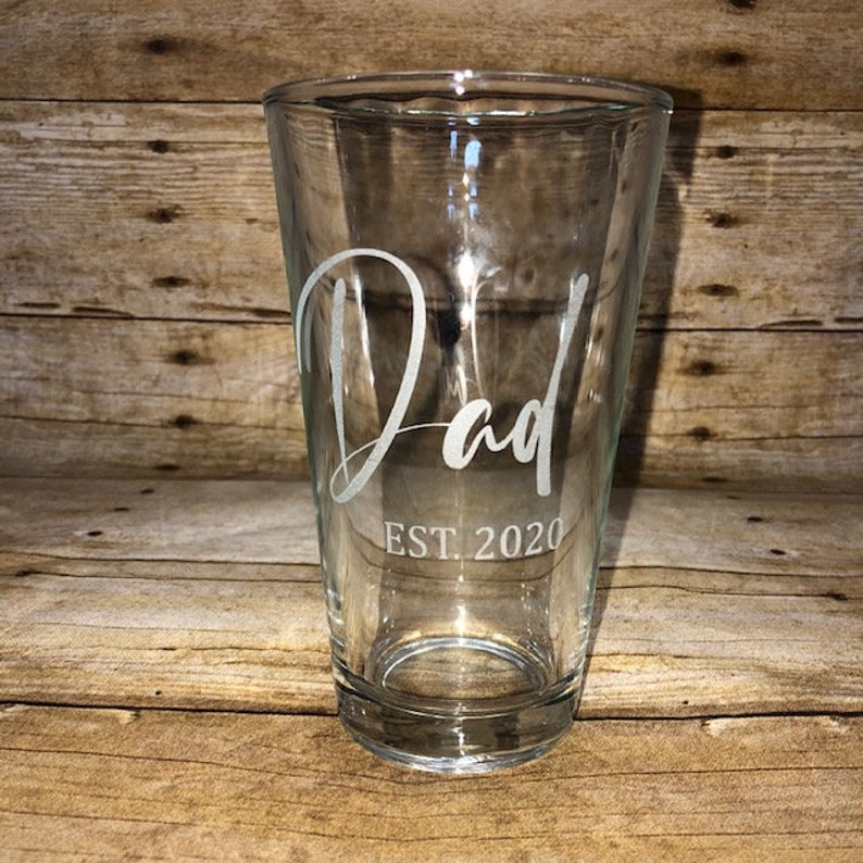 Dad Personalized Pint Glass