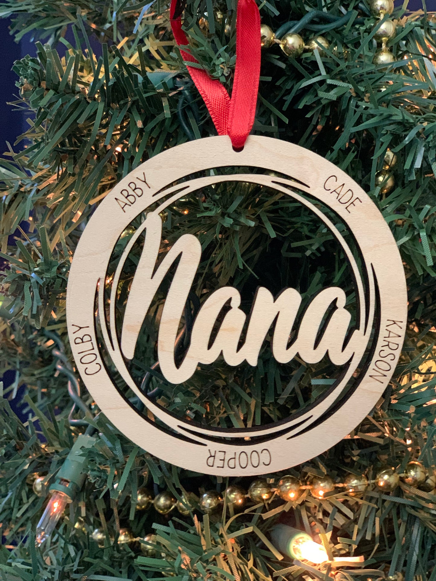 Nana Christmas Tree Ornament