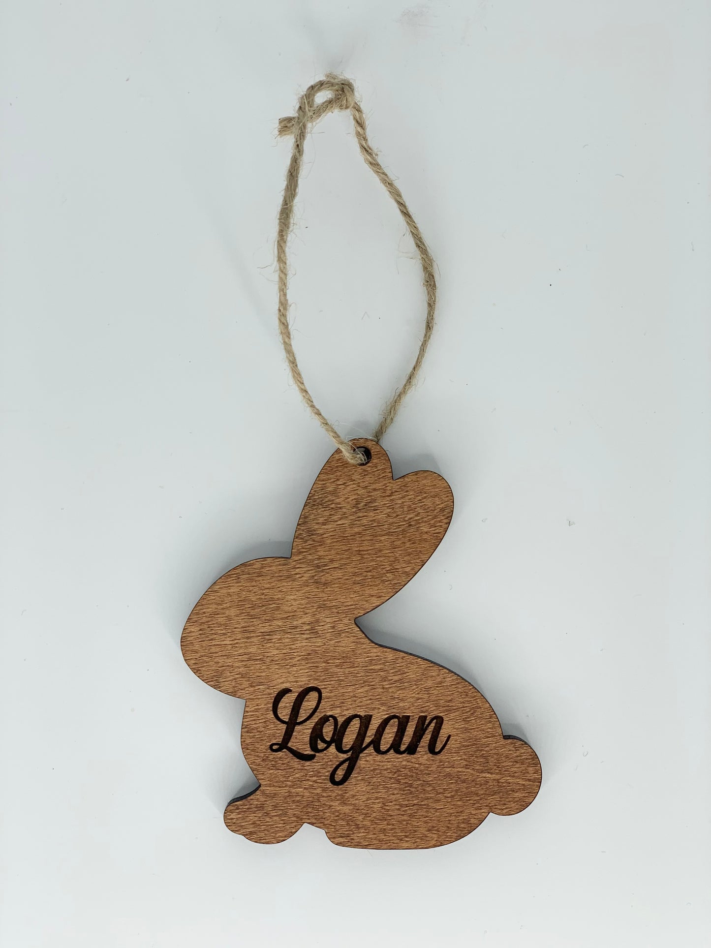 Personalized Easter Basket Bunny Tag