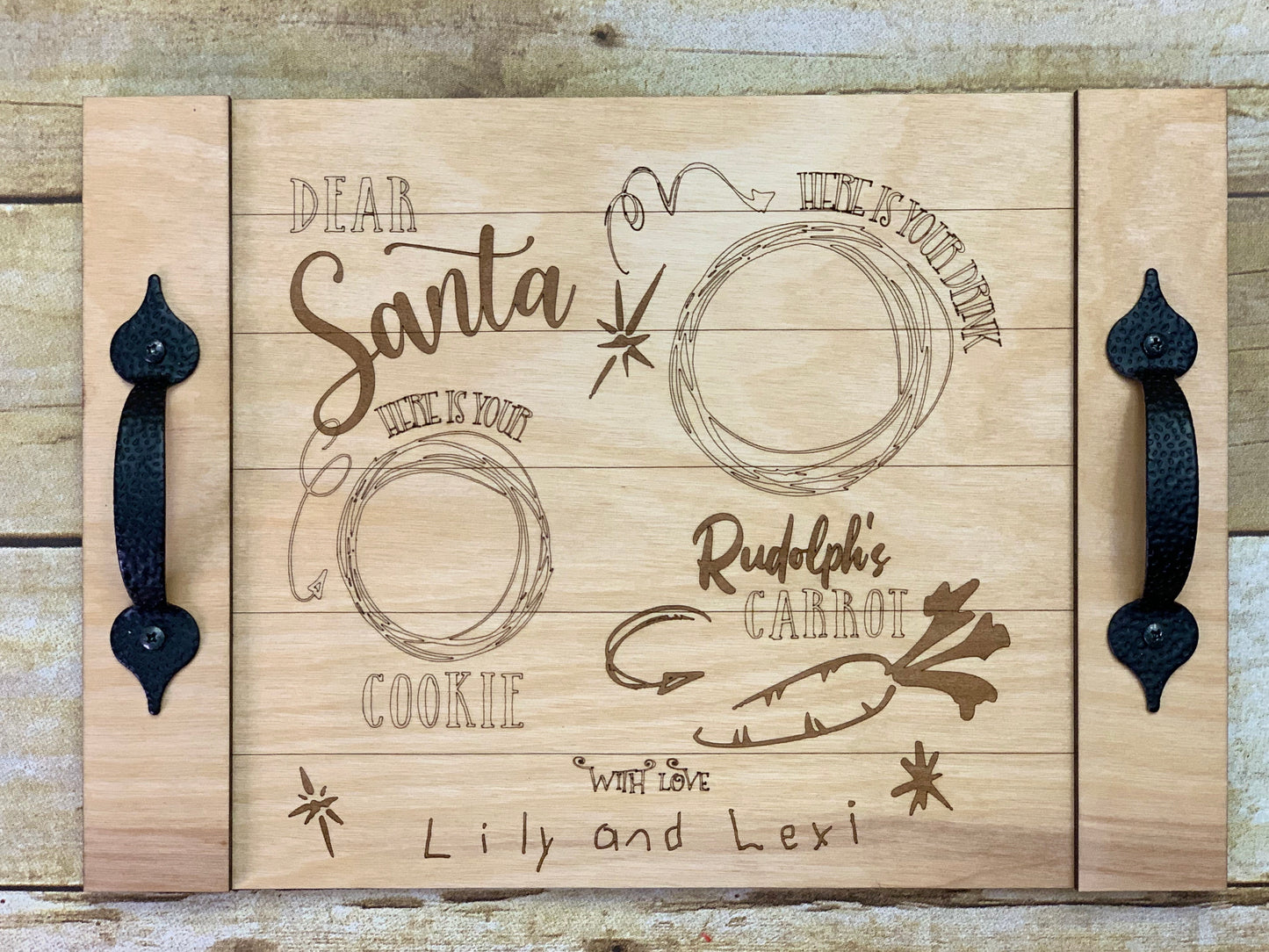Personalized Santa Tray