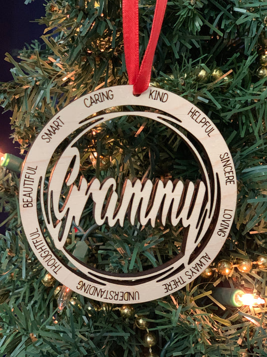 Grammy Christmas Tree Ornament