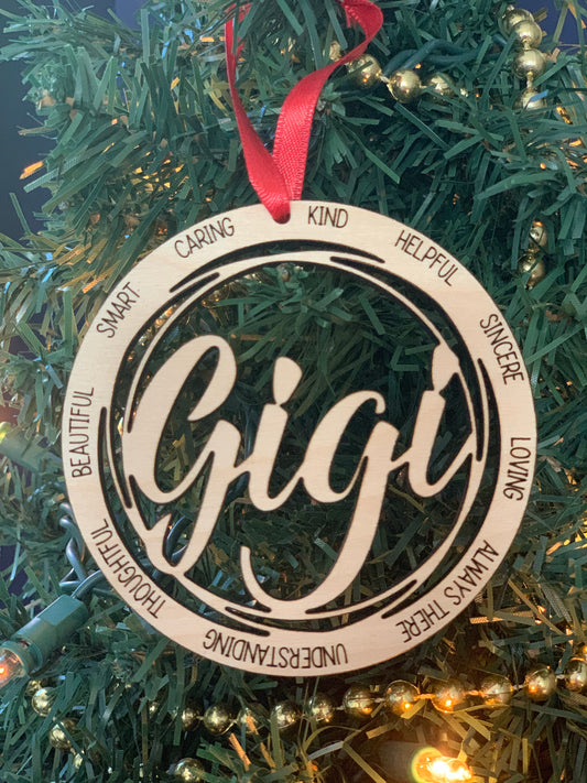 Gigi Christmas Tree Ornament