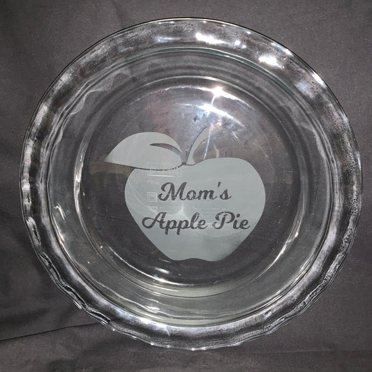 Mom's Apple Pie Easy Grab Pyrex Pie Plate